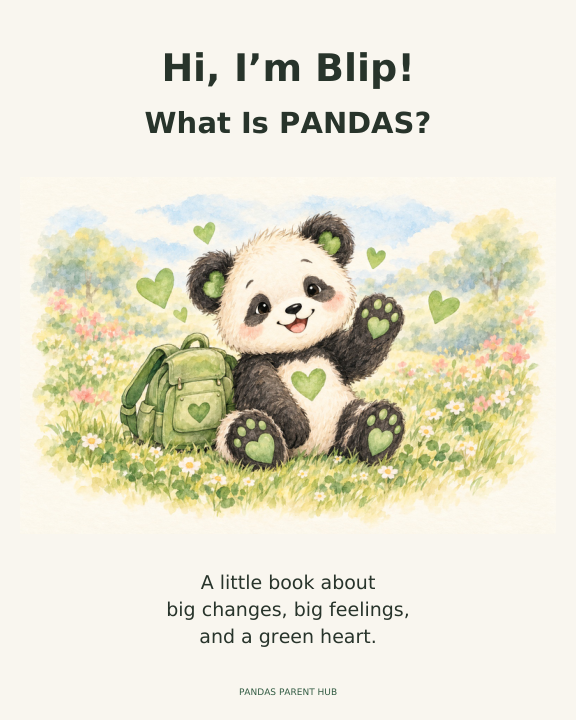 Book cover: Hi, I’m Blip! What Is PANDAS?